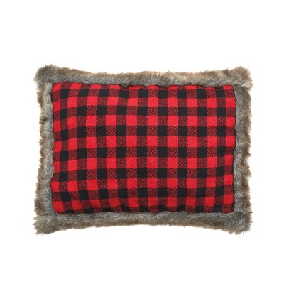 C&F Home 14" x 18" Buffalo Check Christmas Holiday Throw Pillow