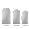 Arch Backdrop Cover 6ft Stretchy Backdrop Gradient Color Undersea Arched Stand Covers for Birthday Wedding Birthday Party Decoration, Multicolored - 4 of 4