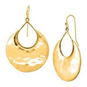 Silpada 'Crescent Drop' Earrings in 14K Gold-Plated Sterling Silver - 1 of 4