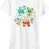 Women's - Pokémon - Sprig Fuec Quax Cafe Short Sleeve Graphic T-Shirt - 2 of 4