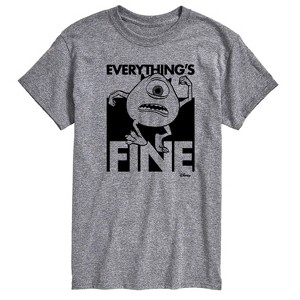 Men's - Disney - Everythings Fine Short Sleeve Graphic T-Shirt - 1 of 4