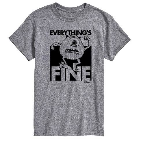 Men's - Disney - Everythings Fine Short Sleeve Graphic T-Shirt - image 1 of 4