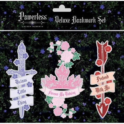 Lauren Roberts: Powerless Trilogy Deluxe Bookmark Set (Set of 3) - (The Powerless Trilogy) by  Insight Editions (Hardcover)