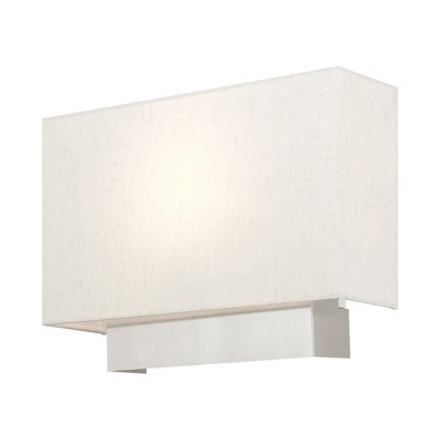 Livex Lighting Meadow 1 - Light Wall Light in  Brushed Nickel