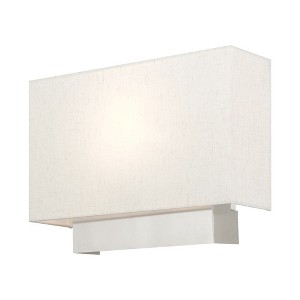 Livex Lighting Meadow 1 - Light Wall Light in  Brushed Nickel - 1 of 1
