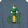 Women's - ELF - Christmas With Buddy Graphic Racerback Tank - 2 of 4
