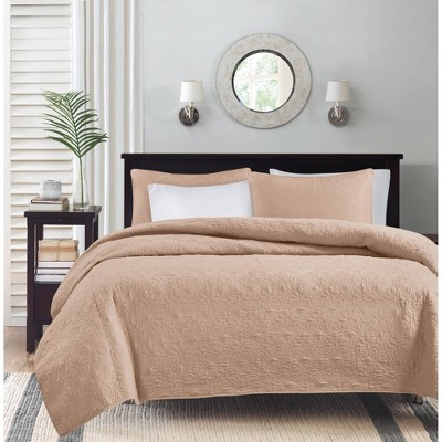 Blush Vancouver Coverlet Set (Full/Queen)