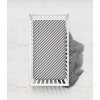 Bacati - Gray Warp Stripes Printed 100 percent Cotton Universal Baby US Standard Crib or Toddler Bed Fitted Sheet - 3 of 4