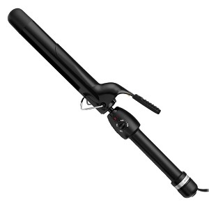 Stay-Temp Black Gold Ceramic Extended Barrel Curling Iron - 1 of 4