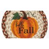 Earth Rugs Fall Welcome Printed Round Braided Jute Trivet – 10" Autumn Hot Pad - 2 of 3