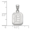 Black Bow Jewelry 10k White Gold Duquesne Dukes NCAA Small Pendant - 2 of 3