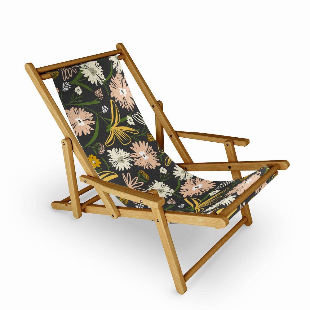 Photos - Garden Furniture Heather Dutton Darby Sling Chair - Deny Designs: UV & Water-Resistant, Har