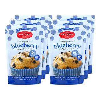 Miss Jones Baking Co. Blueberry Muffin & Bread Mix - Case of 6/10.57 oz