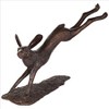 Design Toscano Leaping Hare, Jumping Rabbit Cast Bronze Garden Statue - 2 of 4
