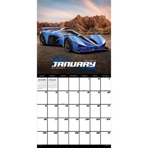 TF Publishing 13.5"x14.5" 2026 Dream Cars Wall Calendar - 1 of 4