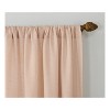 Linen Blend Textured Sheer Rod Pocket Curtain Panel - No. 918 - image 2 of 4