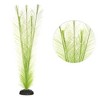 Unique Bargains Plastic Fish Tank Aquarium Decorations Artificial Water Plants Green 15.75" 3 Pcs - 3 of 4