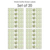 Big Dot of Happiness Hello Avocado - Fiesta Party Water Bottle Sticker Labels - Set of 20 - 3 of 4