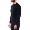 Alpine Swiss Mens Thermal Long Sleeve Top Underwear Crew Neck Shirt Waffle Knit Henley Base Layer - 4 of 4