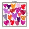 Amanti Art You Color My World With Love by Jenny Frean Canvas Wall Art Print Framed 22-in. x 22-in. - 4 of 4