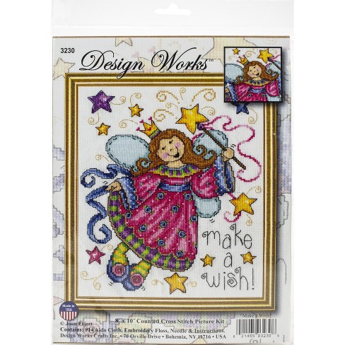 Design Works Counted Cross Stitch Kit 8"X10"-Friends 14 Count 