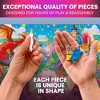 QUOKKA 60 Piece Puzzles Set for Kids Ages 4 5 6 – 4 Set Glow-in-The-Dark Puzzles for Kids - 4 of 4
