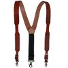 3 D Belt Company Men's Big & Tall Leather Suspenders with Metal Swivel Hook Ends - 4 of 4