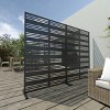 Dovelina Metal Outdoor Privacy Screen Freestanding Patio Decorative Screens - 2 of 4