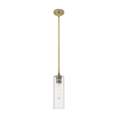 Crown Point - 1 Light Pendant In Industrial Style-13.25 Inches Tall and 3.88 Inches Wide