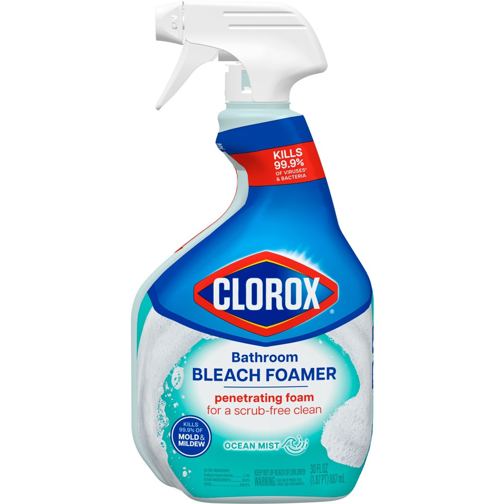 UPC 044600306148 product image for Clorox Bathroom Foamer with Bleach Spray Bottle Ocean Mist - 30 fl oz | upcitemdb.com