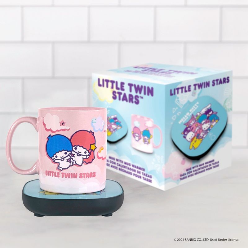 Uncanny Brands Hello Kitty and Friends Little Twin Stars Mug Warmer with Mug, 5 of 6
