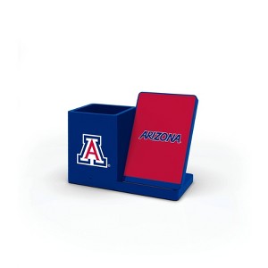 NCAA Arizona Wildcats Wireless Charging Pen Holder: ABS Device Stand & Mount - 1 of 3