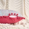 REGALWOVEN Fade-Resistant Chenille Boho Decorative with Pom-poms Throw Pillow Covers 2 Pcs - 3 of 4