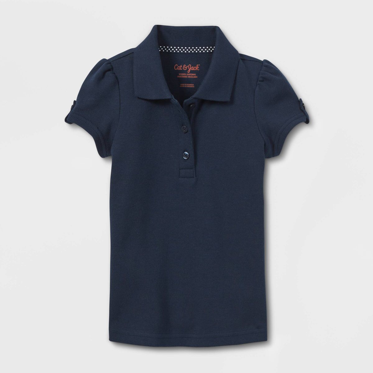 Toddler Girls' Short Sleeve Interlock Uniform Polo Shirt - Cat & Jack™