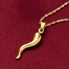 Ross-Simons 18kt Gold Over Sterling Italian Horn Pendant Necklace - 4 of 4