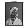 Amanti Art Lady Leopard Spa Day by Niky Rahner Framed Canvas Wall Art - 3 of 4