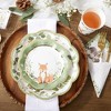 Kate Aspen Woodland Baby Shower Decorations, 78-Piece Disposable Party Plates, Cups & Napkins Set for 16 Guests – Baby Shower Table Decor - 4 of 4