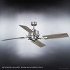 Urban Ambiance Luxury Urban Loft Indoor Ceiling Fan,  15.4"H x 56"W,  Aged Nickel, UHP9061 - 4 of 4