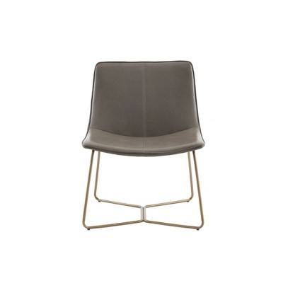 Calan Accent Chair Brown/Gold