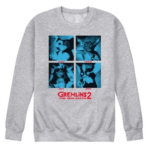 Men's - Gremlins - 2 The New Batch Gizmo George Greta Strip Graphic Fleece Sweatshirt - 1 of 4