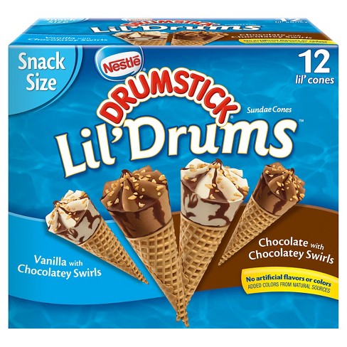 vanilla drumstick ice cream
