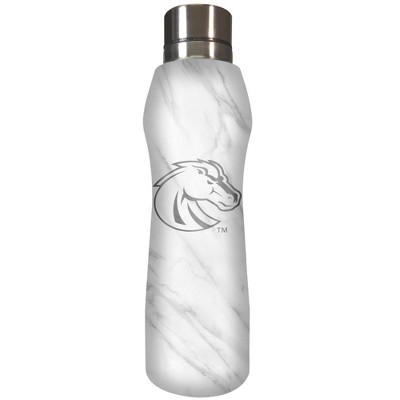 NCAA Boise State Broncos 20oz Marble Curve Stainless Steel Water Bottle