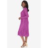 Jessica London Women's Plus Size Stretch Lace Shift Dress - 4 of 4