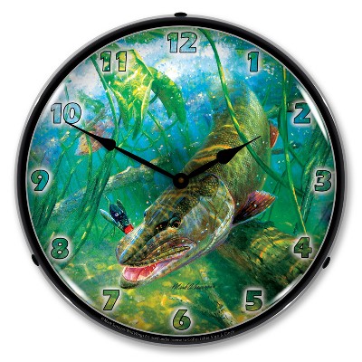 Collectable Sign & Clock | In The Thick of It LED Wall Clock Retro/Vintage, Lighted