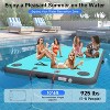 Real Relax Inflatable Floating Dock for Lake, Floating Platform for Pool Beach Ocean with Rope Ladder,Non-Slip Surface, 6 Inch Thick PVC Construction - 2 of 4