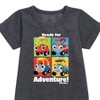 - Little Tikes - Ready for Adventure Graphic Short Sleeve Fleece Dress - 2 of 3