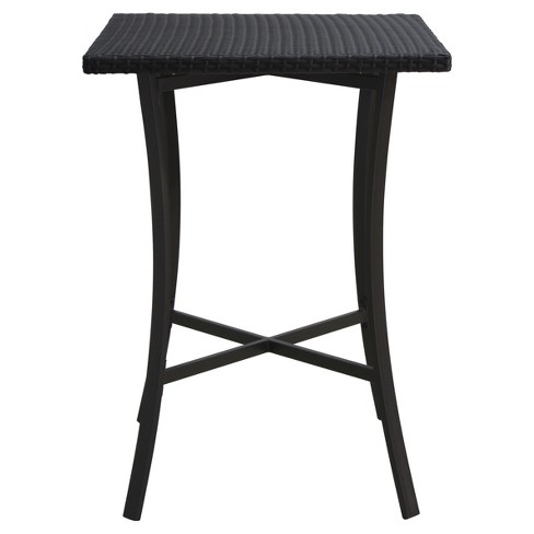 Riga Square Wicker Bar Table - Brown - Christopher Knight Home - image 1 of 4