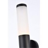 Elegant Lighting Raine Integrated LED wall sconce in black - 4 of 4