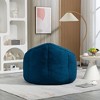 Okak Bean Bag Chair Floor Chair with Padded Foam and Upholstered Footrest, Comfy Sofa Chair for Living Room, Bedroom - 4 of 4
