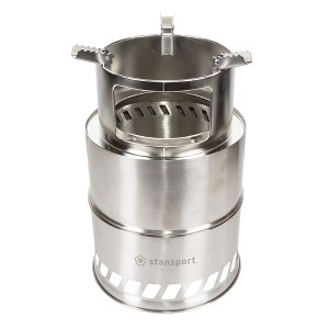 Stansport Stainless Steel Wood Burning Stove - Extra Large - 1 of 4